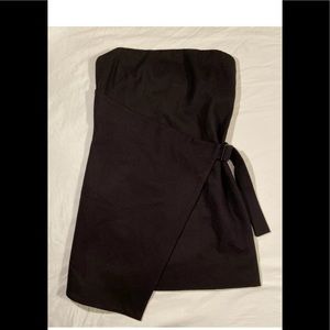 Kate Spade Black Wool Buckle Dress Size 4 NWT